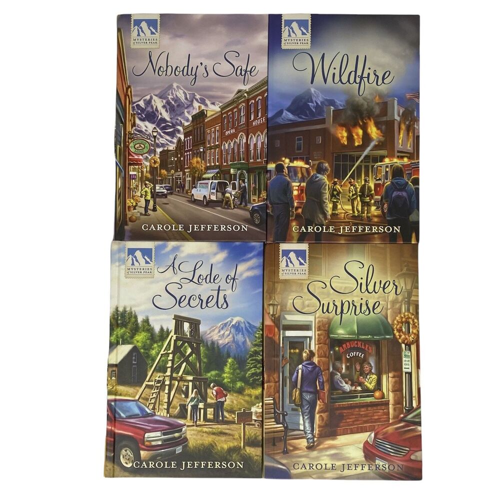 4 Guideposts Mysteries Of Silver Peak Hardcover Books Carole Jefferson 2 3 4‎ 5